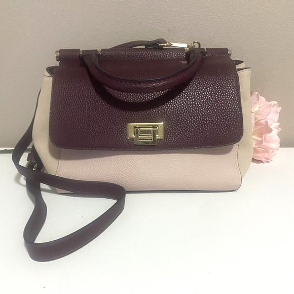 Beautiful Cross-Body Burgundy Handbag - Picture 3 of 8